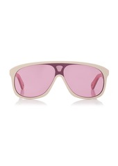 Chloé - Aviator-Frame Acetate Sunglasses - Pink - OS - Moda Operandi