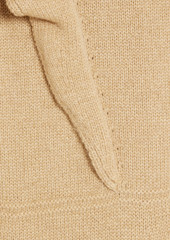 Chloé - Belted ruffled cashmere midi dress - Neutral - XL