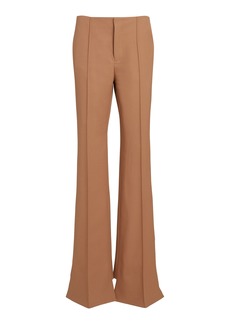 Chloé - Broken-Heel Low-Rise Wool Pants - Brown - FR 38 - Moda Operandi