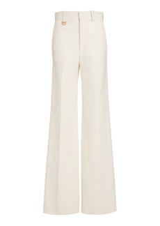 Chloé - Cotton Straight-Leg Pants - White - FR 38 - Moda Operandi