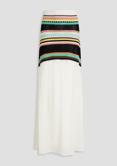 Chloé - Crochet-knit wool maxi skirt - White - M