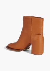 Chloé - Edith pebbled-leather ankle boots - Brown - EU 36