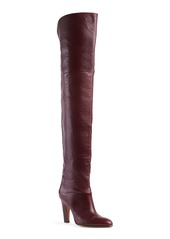 Chloé - Eve Leather Over-The-Knee Boots - Brown - IT 39 - Moda Operandi