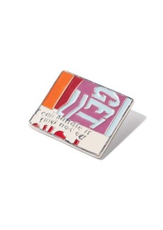 Chloé - Get It Lacquered Pin - Womens - Pink Multi