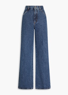 Chloé - High-rise wide-leg jeans - Blue - FR 34