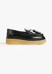 Chloé - Jamie tasseled leather platform loafers - Black - EU 40