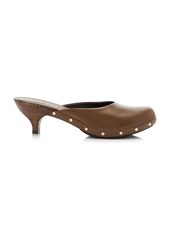 Chloé - Judith Leather Clogs - Brown - IT 39 - Moda Operandi