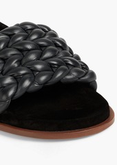 Chloé - Kacey braided leather slides - Black - EU 36