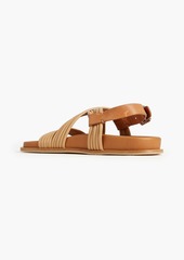 Chloé - Kacey two-tone leather slingback sandals - Neutral - EU 35