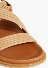 Chloé - Kacey two-tone leather slingback sandals - Neutral - EU 35