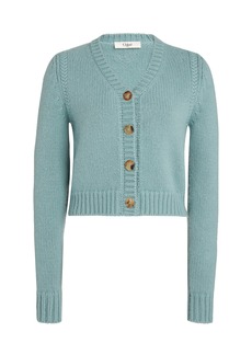 Chloé - Knit Cotton-Cashmere Cardigan - Blue - S - Moda Operandi