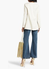 Chloé - Lace-up silk-blend jacket - White - FR 34