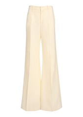 Chloé - Linen-Canvas Wide-Leg Pants - Ivory - FR 44 - Moda Operandi