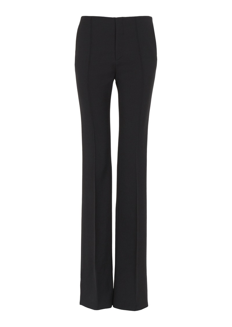 Chloé - Low-Rise Slim-Leg Stretch-Wool Pants - Black - FR 38 - Moda Operandi