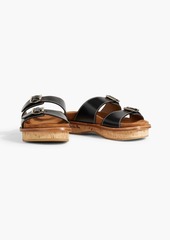 Chloé - Marah buckled leather platform sandals - Black - EU 41