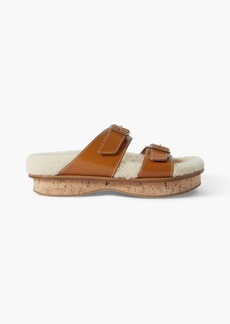 Chloé - Marah shearling sandals - Brown - EU 37