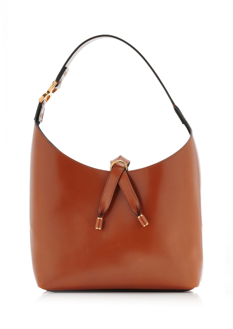 Chloé - Marcie Leather Tote Bag - Brown - OS - Moda Operandi