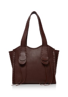 Chloé - Mony Leather Tote Bag - Brown - OS - Moda Operandi