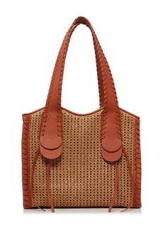 Chloé - Mony Raffia Tote Bag - Brown - OS - Moda Operandi