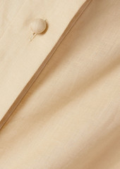 Chloé - Off-the-shoulder linen blouse - Neutral - FR 36