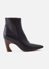 Chloé - Oli Leather Ankle Boots - Womens - Black