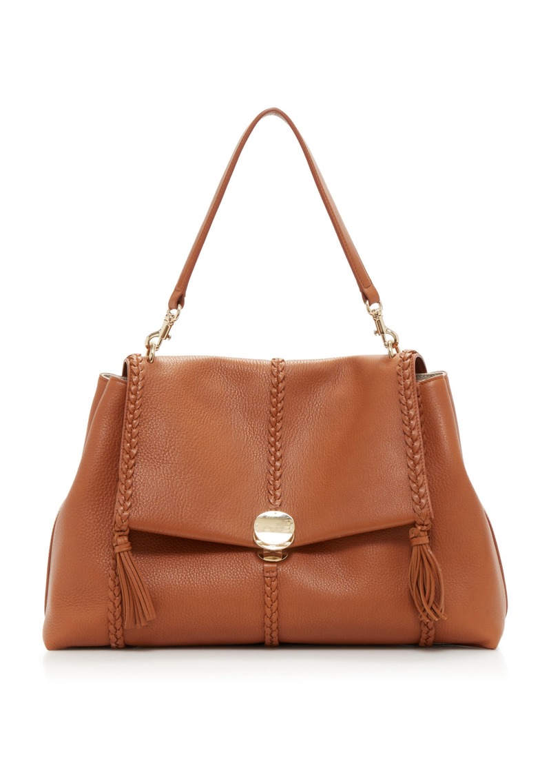 Chloé - Penelope Leather Hobo Bag - Brown - OS - Moda Operandi