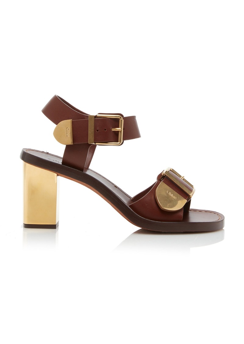 Chloé - Rebecca Leather Sandals - Brown - IT 37 - Moda Operandi