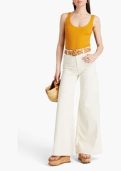 Chloé - Ribbed wool and cashmere-blend tank - Yellow - L