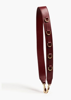 Chloé - Ring-embellished leather bag strap - Purple - OneSize
