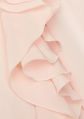 Chloé - Ruffled silk crepe de chine blouse - Pink - FR 42