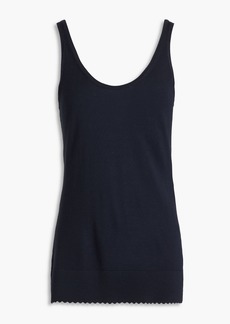 Chloé - Scalloped wool tank - Blue - XL