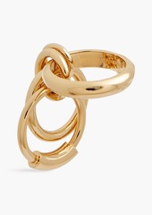 Chloé - Set of three gold-tone rings - Metallic - 54 mm