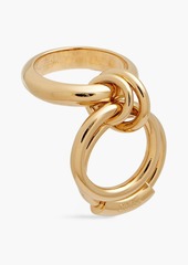 Chloé - Set of three gold-tone rings - Metallic - 52 mm