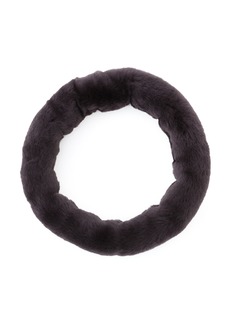 Chloé - Shearling Headband - Grey - OS - Moda Operandi