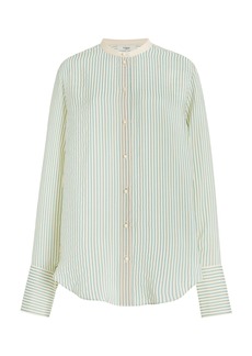 Chloé - Silk Top - Blue - FR 40 - Moda Operandi