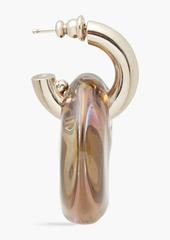 Chloé - Silver-tone glass earrings - Metallic - OneSize