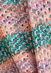 Chloé - Striped open-knit wool tank - Multicolor - M