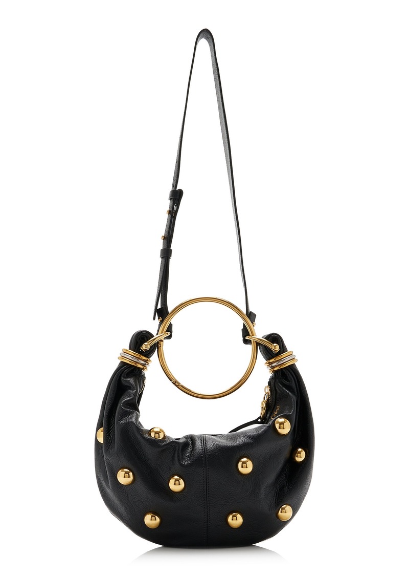 Chloé - Studded Leather Bracelet Bag - Black - OS - Moda Operandi