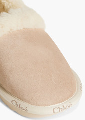 Chloé - Woody shearling slippers - Pink - EU 38