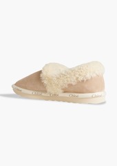 Chloé - Woody shearling slippers - Pink - EU 38