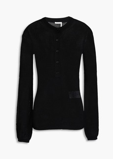 Chloé - Wool and cashmere-blend sweater - Black - M
