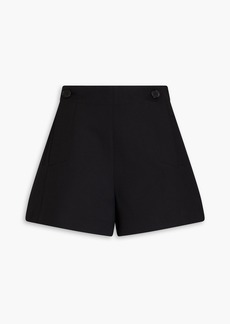 Chloé - Wool and linen-blend shorts - Black - FR 42