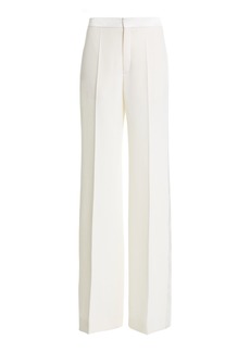 Chloé - Wool Crepe Tuxedo Pants - Ivory - FR 40 - Moda Operandi