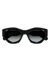 Chloé 53mm Gradient Cat Eye Sunglasses
