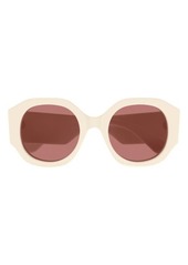 Chloé 53mm Round Sunglasses