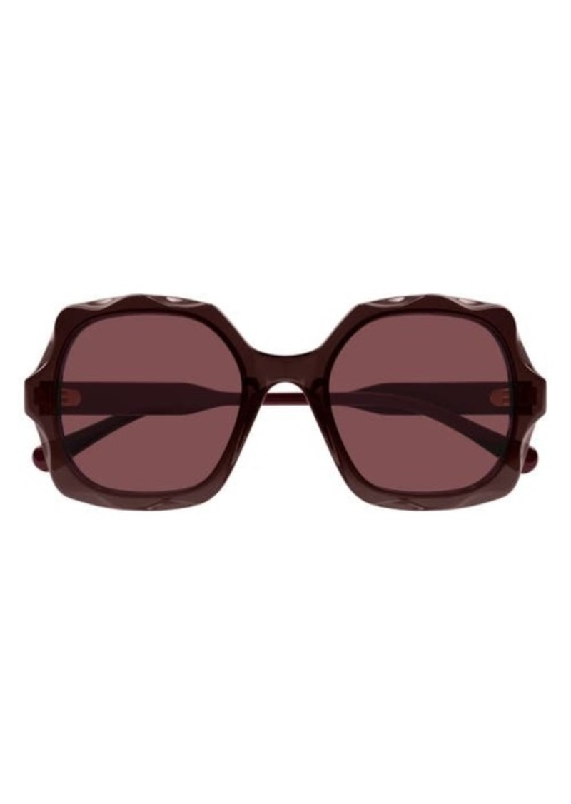 Chloé 53mm Square Sunglasses