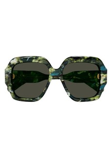 Chloé 56mm Square Sunglasses