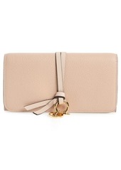 Chloé Alphabet Leather Wallet in Blush Nude at Nordstrom