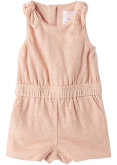 Chloé Baby Pink Embroidered Romper