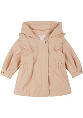 Chloé Baby Pink Hooded Rain Coat